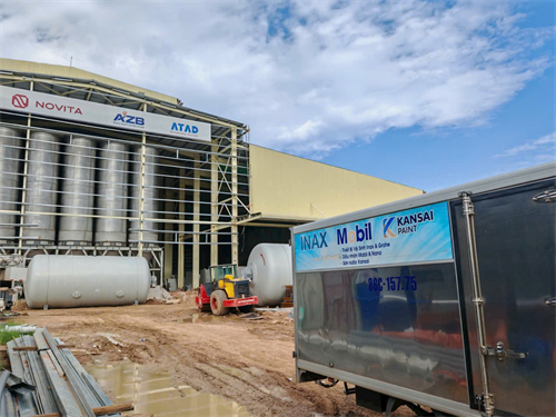 Công trình nhà máy sản xuất gạch trang trí Novita