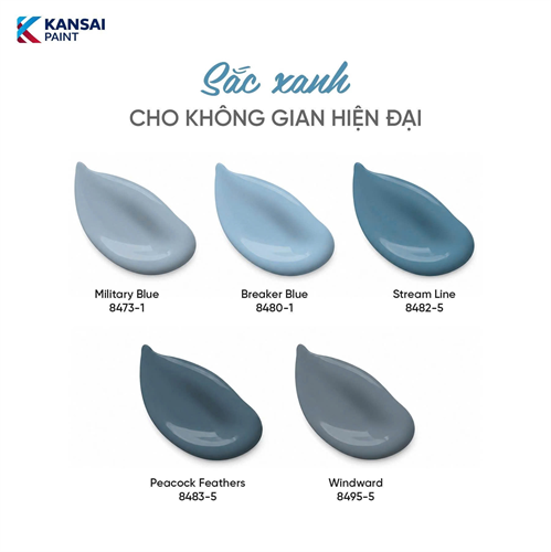 💙 SẮC XANH – CHO KHÔNG GIAN HIỆN ĐẠI 💙